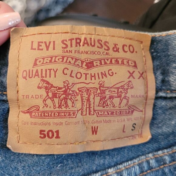 RARE Vintage 90s Levi's 501 XX Women's Jeans High Rise Tapered Leg Dark Wash 30' - Picture 5 of 8